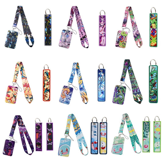 Pokémon ID Badge Lanyard & Keychain Set