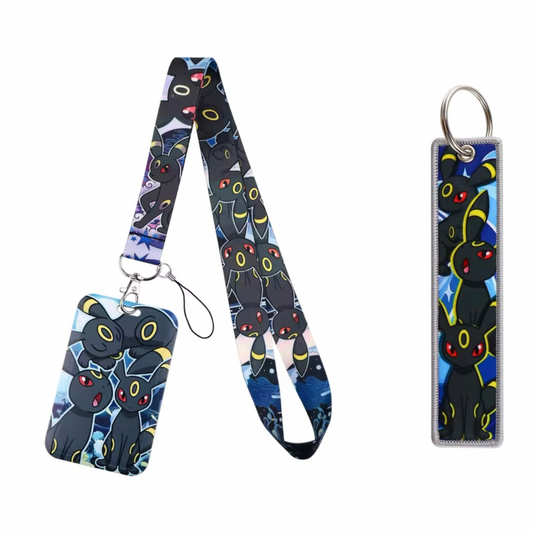 Pokémon ID Badge Lanyard & Keychain Set