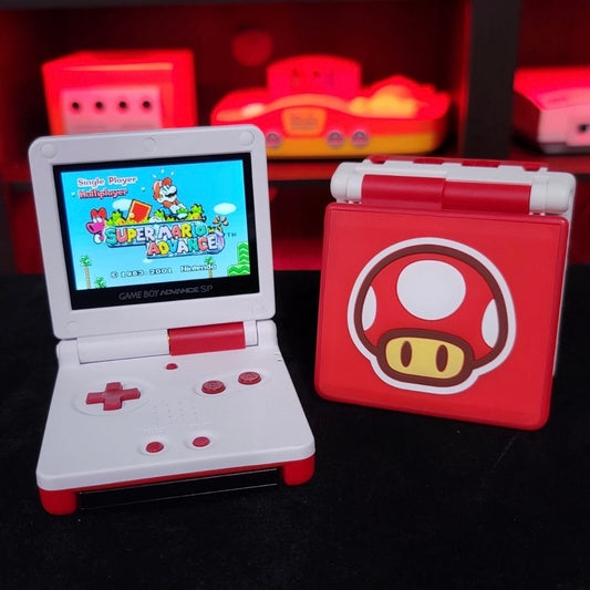 Custom Nintendo Game Boy Advance SP - Super Mushroom