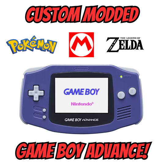Custom Nintendo Game Boy Advance - W/ Matching Box