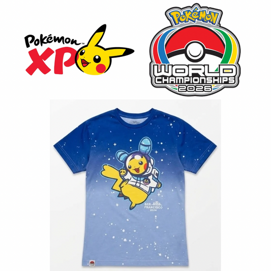 Pokémon Adult T-Shirt Night Sky Pikachu - Pokémon Center World Championships Exclusive